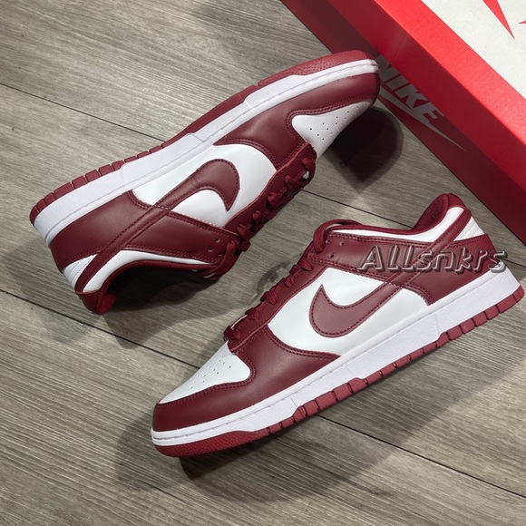 Nike Dunk Low Retro Men's 12.5 Team Red - Picture 7 of 11